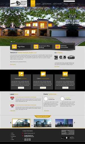WordPress-Design von saroshdurrani für AuctionServices.com, Inc. | Design: #4712200
