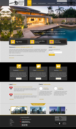 WordPress-Design von saroshdurrani für AuctionServices.com, Inc. | Design: #4712226