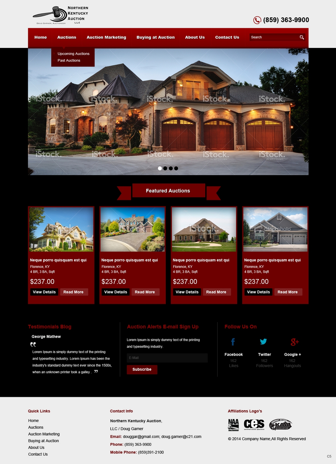 Design Wordpress par pb pour AuctionServices.com, Inc. | Design #4742809