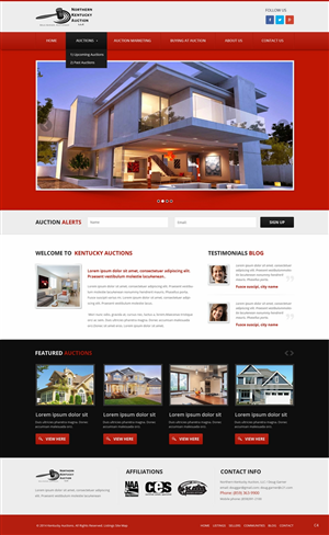 Wordpress Design by pb for AuctionServices.com, Inc. | Design: #4742848