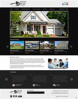Wordpress Design by pb for AuctionServices.com, Inc. | Design: #4742887