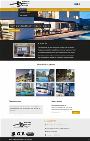 Wordpress Design by pb for AuctionServices.com, Inc. | Design: #4742913