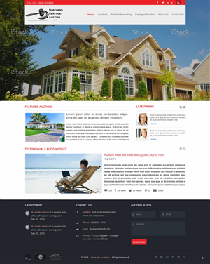 Wordpress Design by pb for AuctionServices.com, Inc. | Design: #4769586