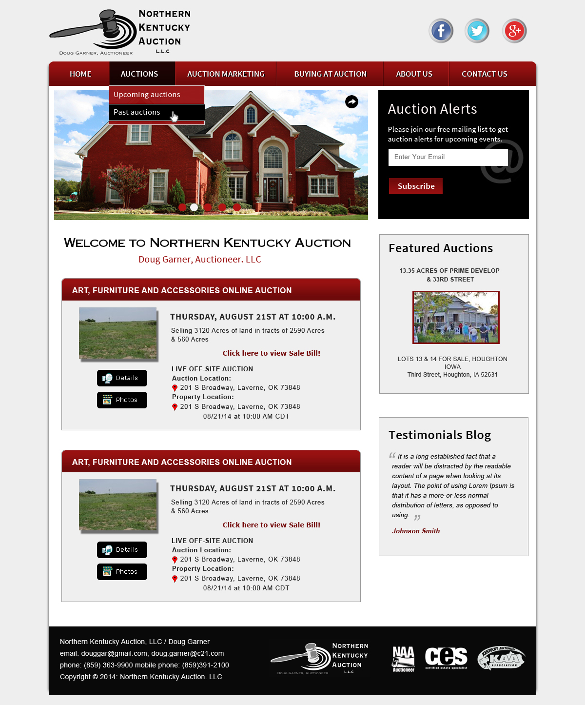 WordPress-Design von Creative X Designs für AuctionServices.com, Inc. | Design #4749999