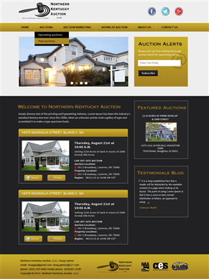 WordPress-Design von Creative X Designs für AuctionServices.com, Inc. | Design: #4750009