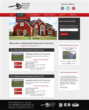 WordPress-Design von Creative X Designs für AuctionServices.com, Inc. | Design: #4752959