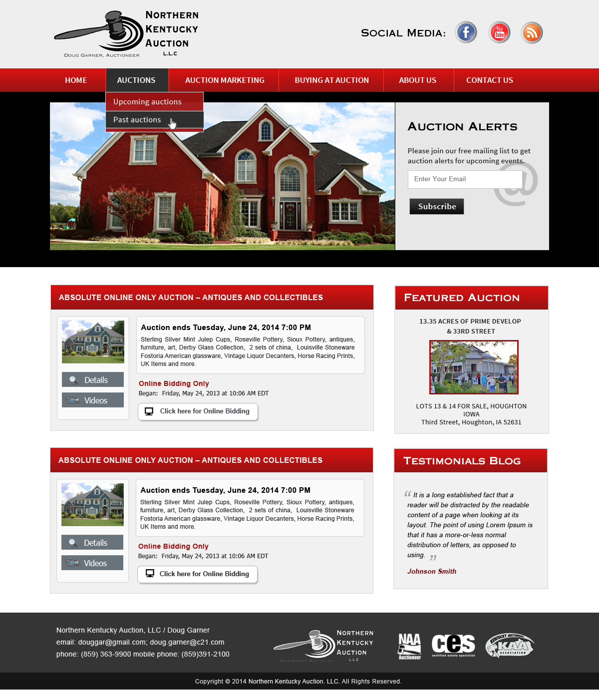 Design Wordpress par Creative X Designs pour AuctionServices.com, Inc. | Design #4753241