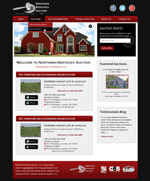 WordPress-Design von Creative X Designs für AuctionServices.com, Inc. | Design: #4756302
