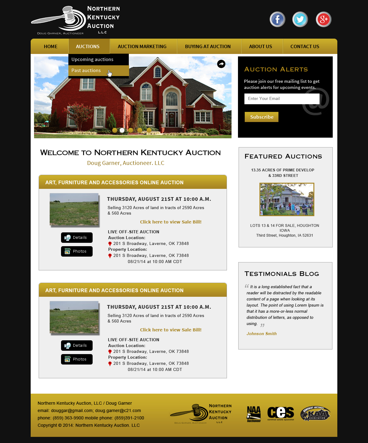 Wordpress Design by Creative X Designs for AuctionServices.com, Inc. | Design #4756337