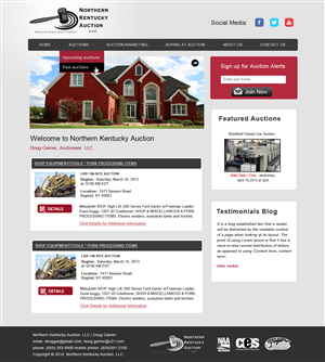 WordPress-Design von Creative X Designs für AuctionServices.com, Inc. | Design: #4756504