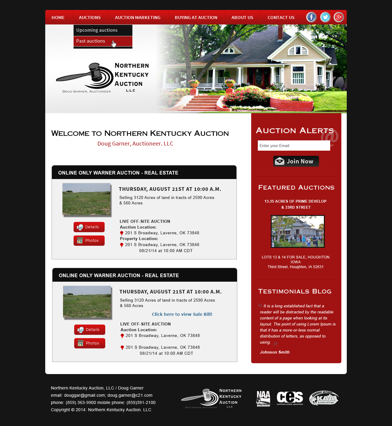 Wordpress Design by Creative X Designs for AuctionServices.com, Inc. | Design #4756666