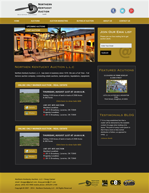 Wordpress Design by Creative X Designs for AuctionServices.com, Inc. | Design: #4758785