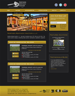 WordPress-Design von Creative X Designs für AuctionServices.com, Inc. | Design: #4758867