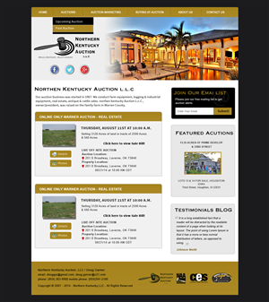 WordPress-Design von Creative X Designs für AuctionServices.com, Inc. | Design: #4759142