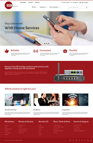 Web Design by pb for this project | Design: #5054596