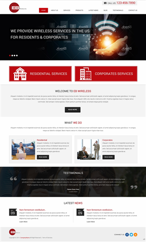 Web Design by pb for this project | Design: #5061800