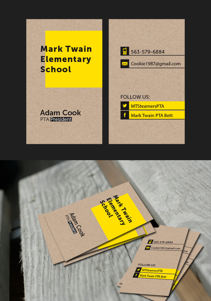 pta business cards