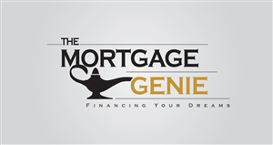 (Line 1) The Mortgage Genie (Line 2) Financing your Dreams | Logo Design by alan manninz