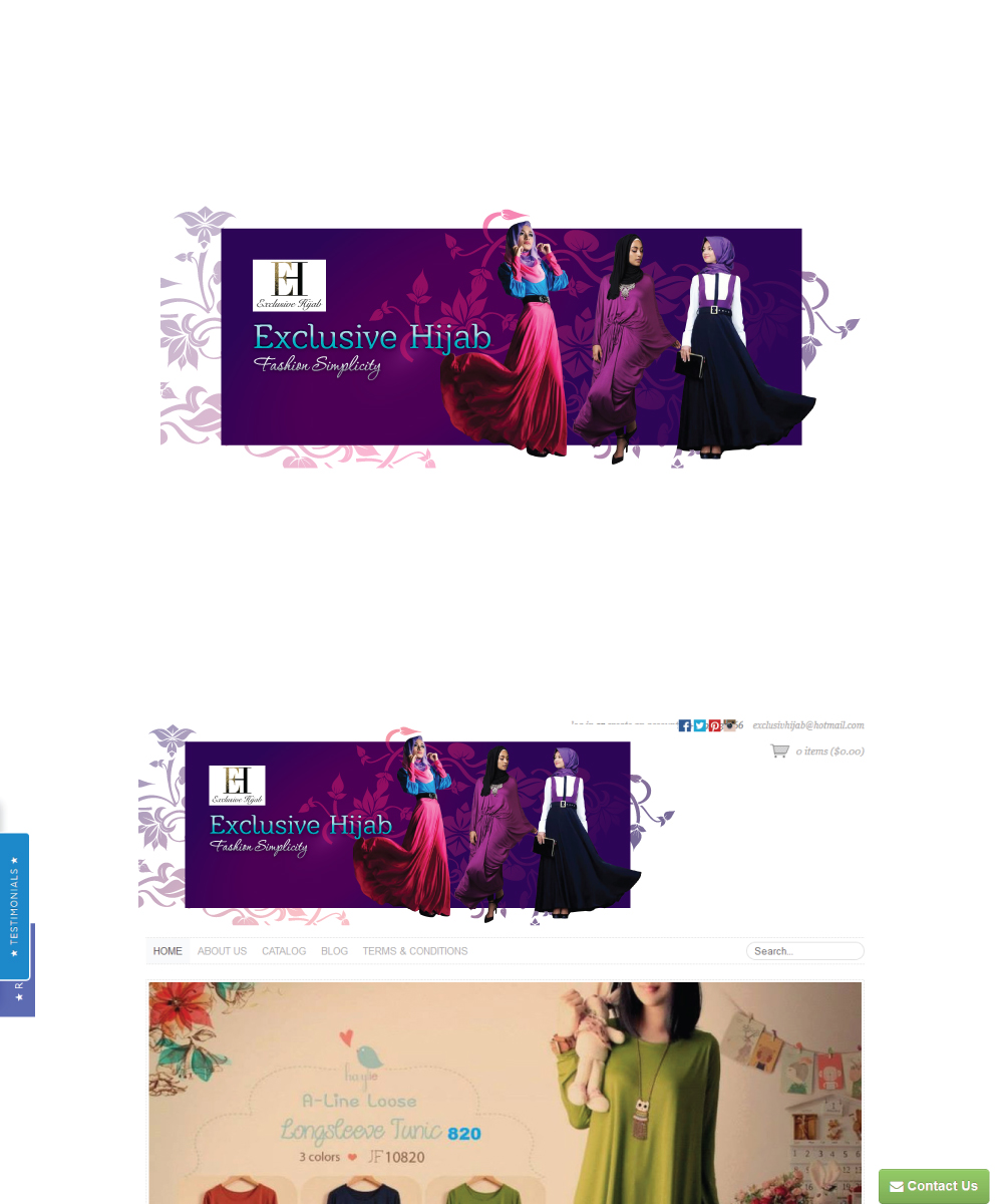 Banner Ad Design by Intro Base for EXCLUSIVE HIJAB | Design #4704088