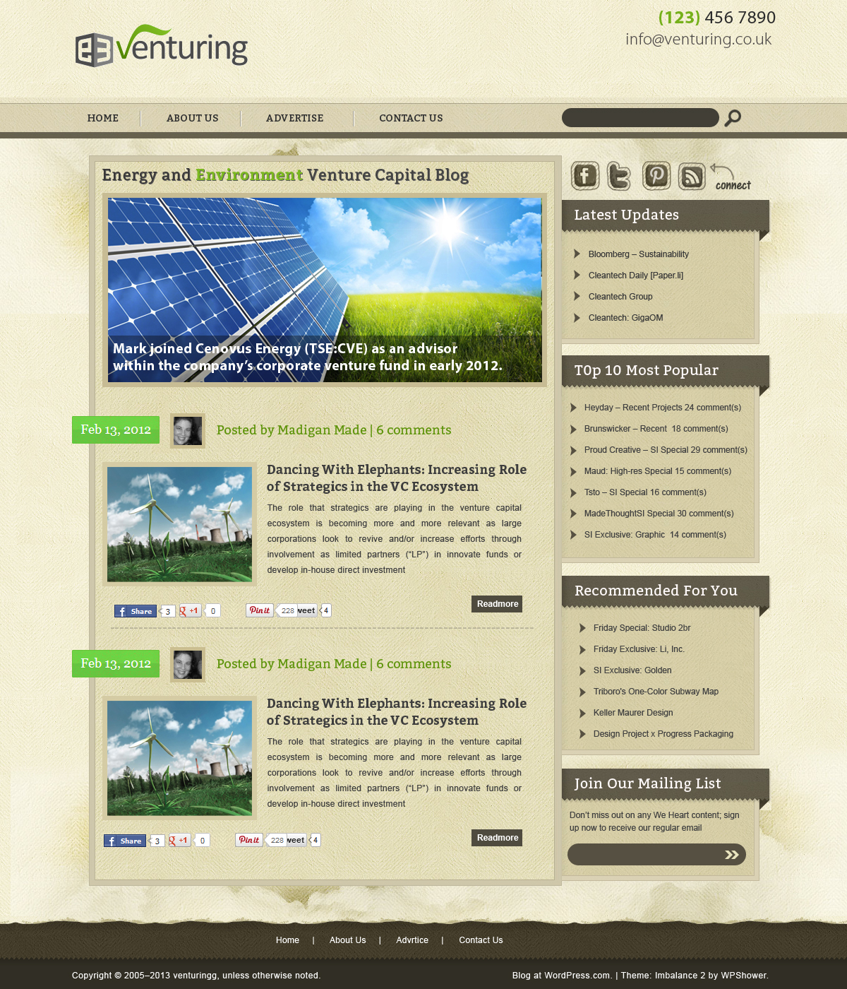 WordPress-Design von webxvision für dieses Projekt | Design #1341692