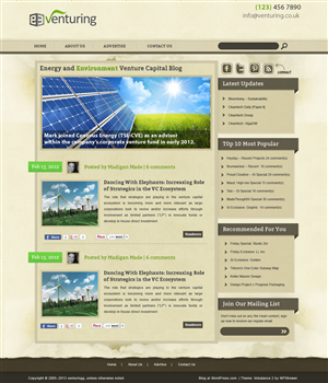 Wordpress Design by webxvision for this project | Design: #1341692