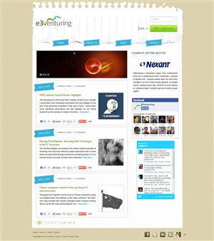 Wordpress Design by pb for this project | Design: #1334069