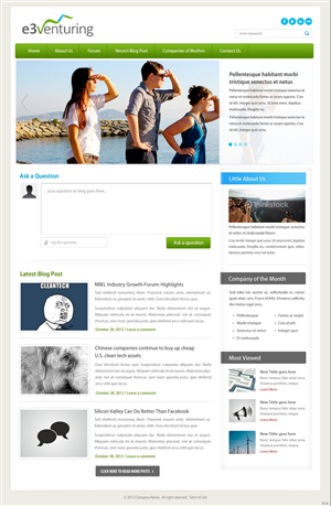Wordpress Design by pb for this project | Design: #1334070