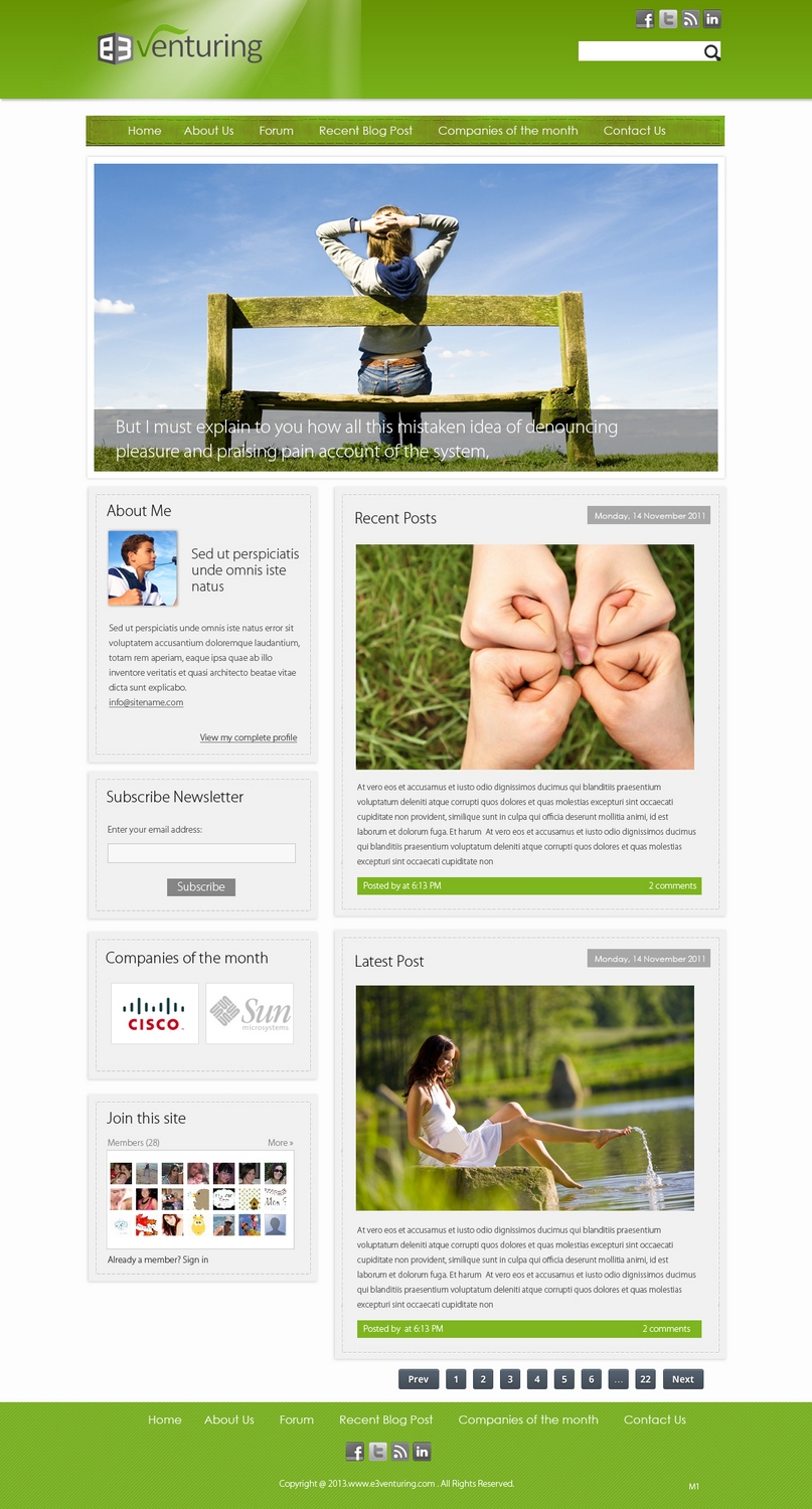 Wordpress Design by pb for this project | Design #1339461