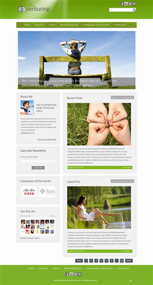 Wordpress Design by pb for this project | Design: #1339461