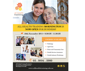 Flyer Design by eayeri for All Health Training | Design: #4702409