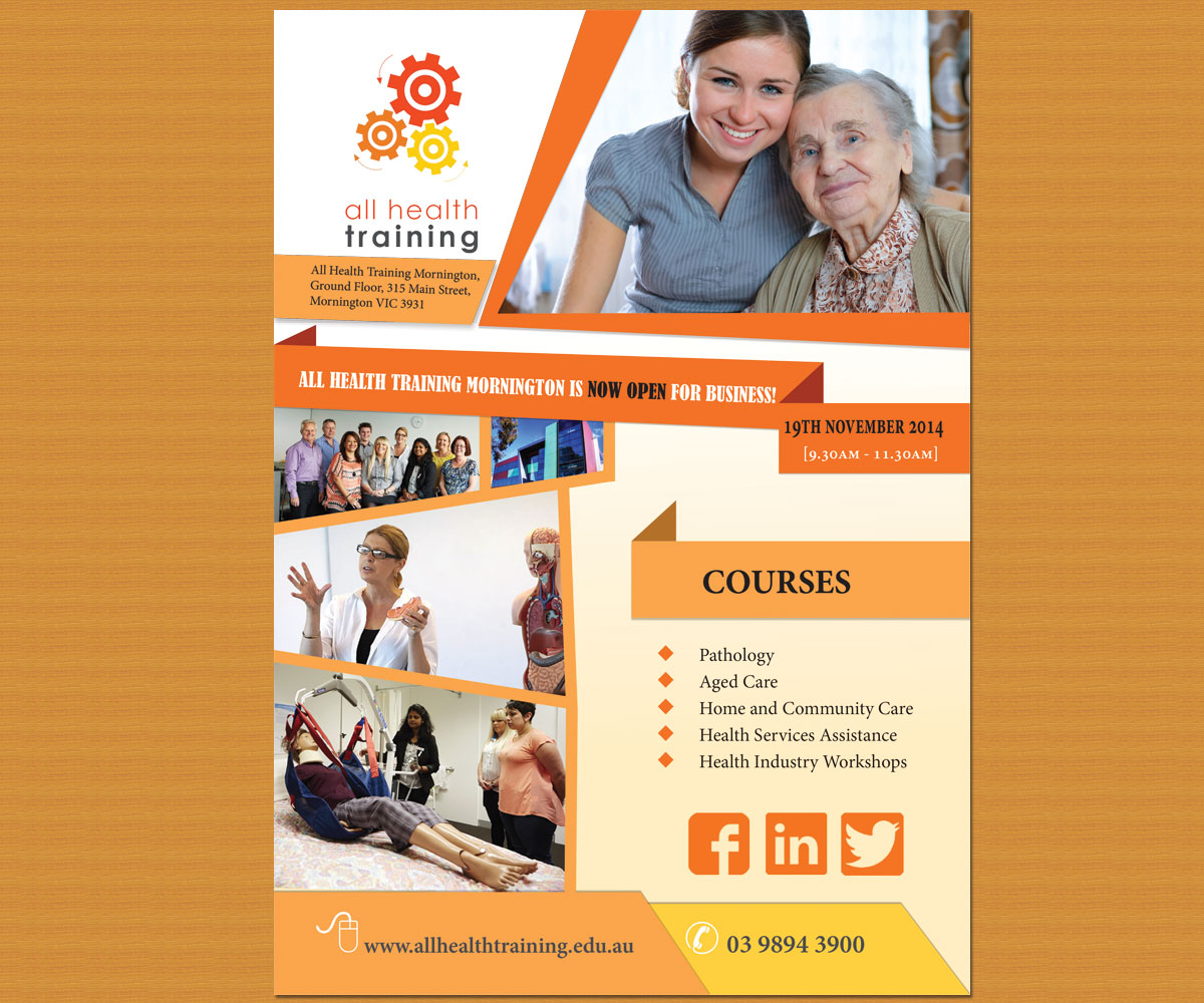 Flyer Design by eayeri for All Health Training | Design #4716151