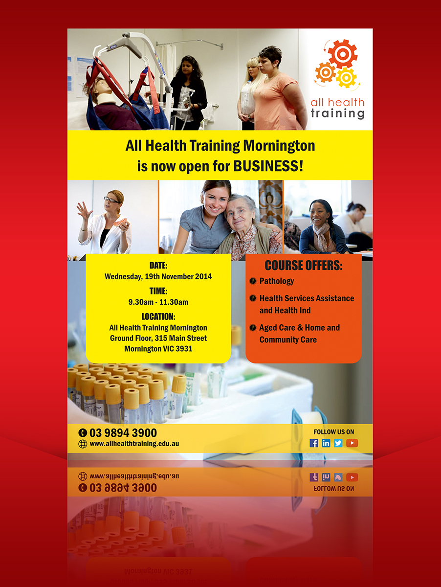 Flyer Design by ALSADESIGN for All Health Training | Design #4721855