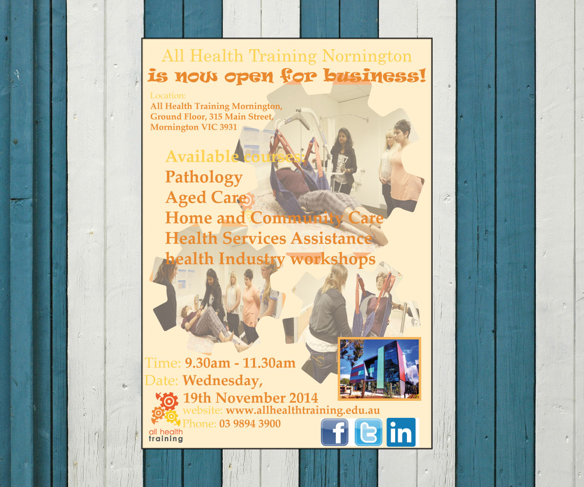 Flyer Design by Fabio_Lombardi_85 for All Health Training | Design #4692087