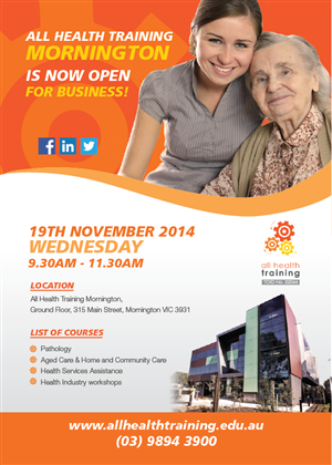 Flyer Design by AngelGu for All Health Training | Design: #4719319