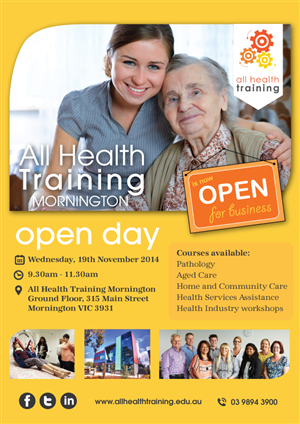 Flyer Design by kattis for All Health Training | Design: #4702225