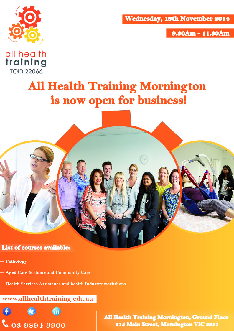 Flyer Design by NAHA2014 for All Health Training | Design #4692769