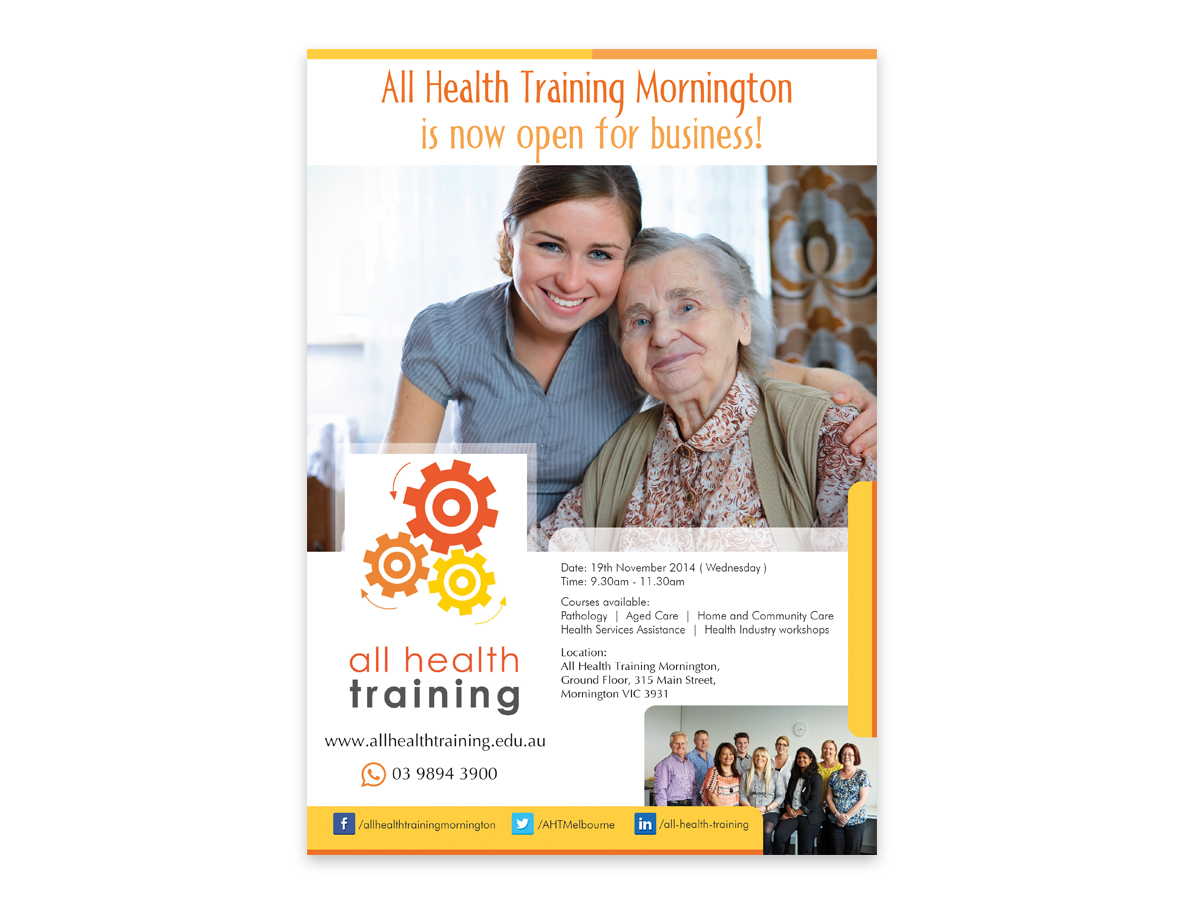 Flyer Design by iartcreative for All Health Training | Design #4696882