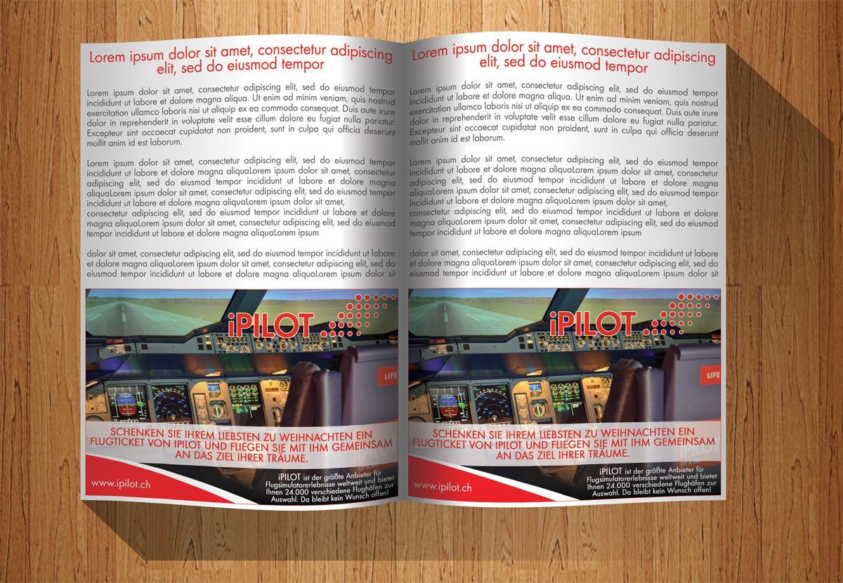 Diseño de Impresos por Tünde Nagy para iPILOT Germany Ltd | Diseño #4697367