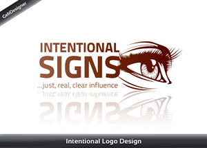 Intentional Signs   ...just, real, clear influence | Logo Design by gekgrfx