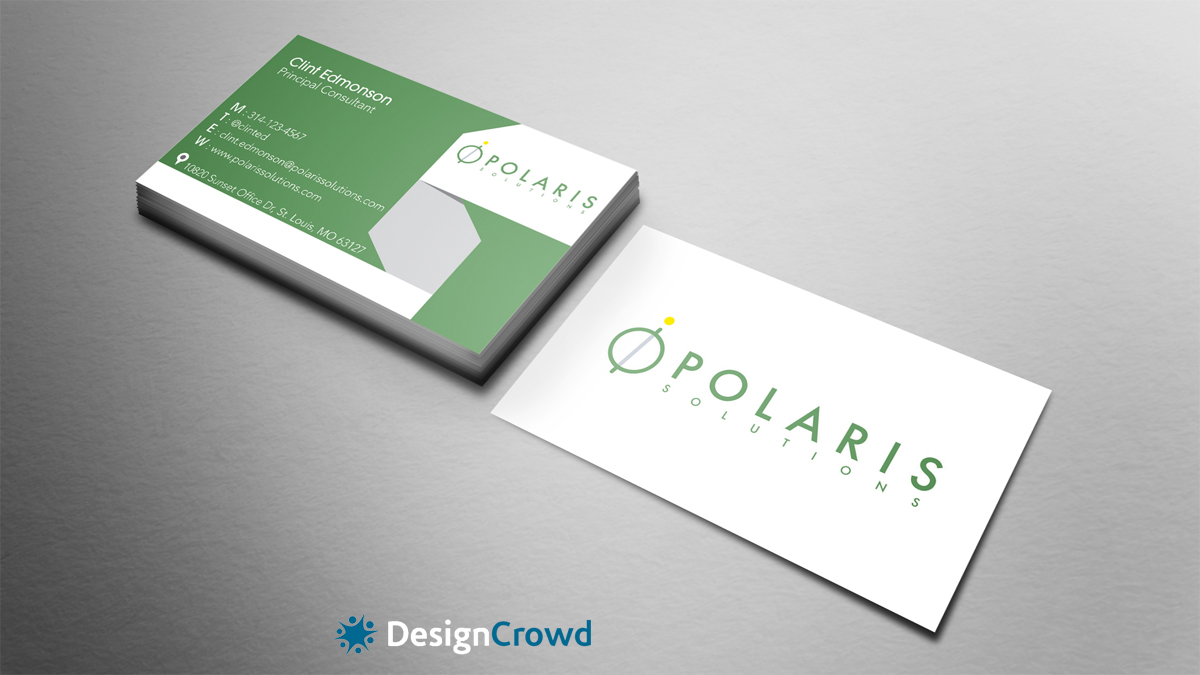 Visitenkarten-Design von Sheeraz für Polaris Solutions | Design #4739362