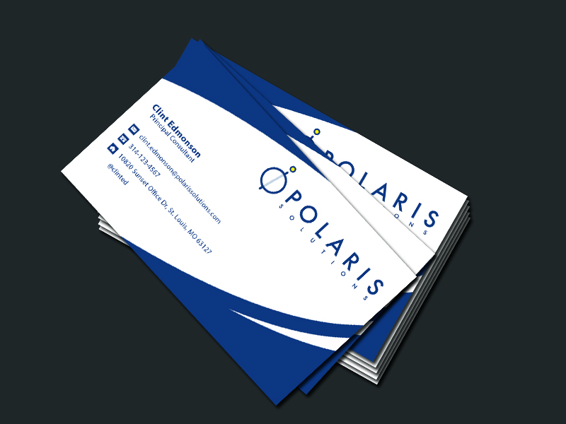 Visitenkarten-Design von 7528 für Polaris Solutions | Design #4732068