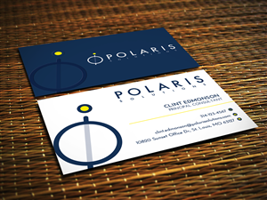 Visitenkarten-Design von Sajin für Polaris Solutions | Design: #4742491