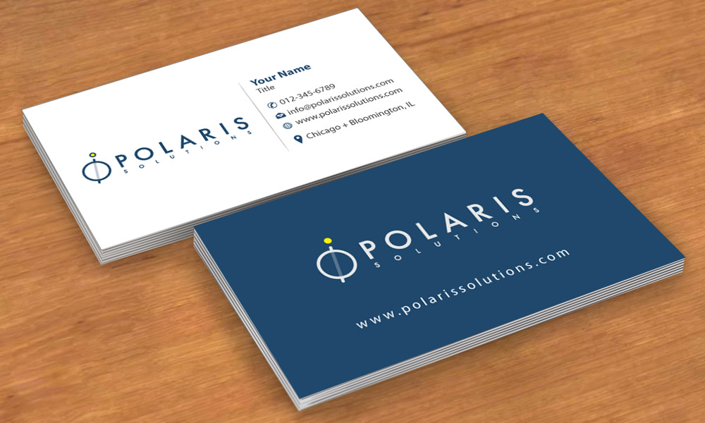 Visitenkarten-Design von Sbss für Polaris Solutions | Design #4696785