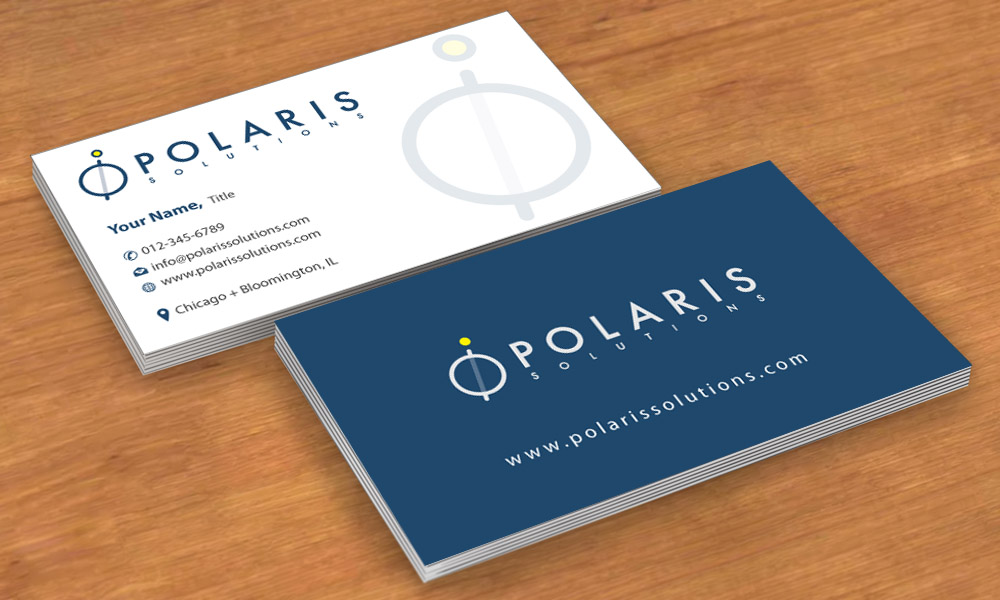 Visitenkarten-Design von Sbss für Polaris Solutions | Design #4696793