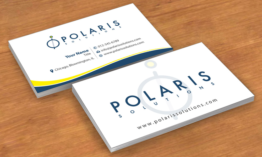 Business Card Design by Sbss for Polaris Solutions | Design #4696794