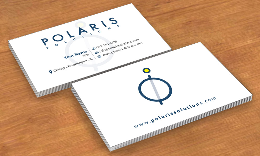Visitenkarten-Design von Sbss für Polaris Solutions | Design #4696796