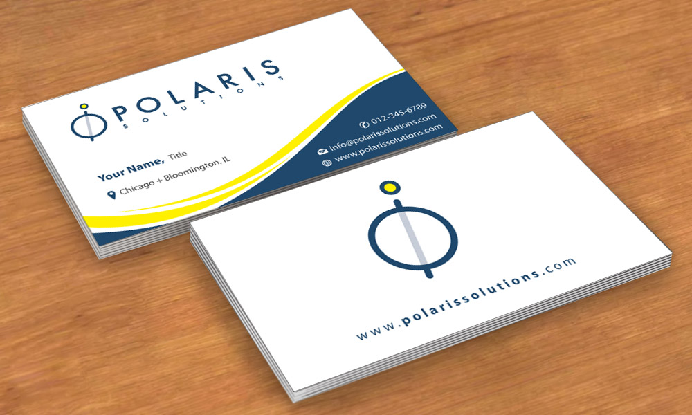Business Card Design by Sbss for Polaris Solutions | Design #4696804