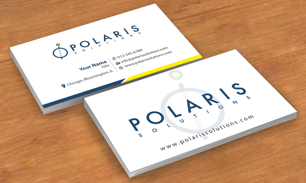 Business Card Design by Sbss for Polaris Solutions | Design #4696809