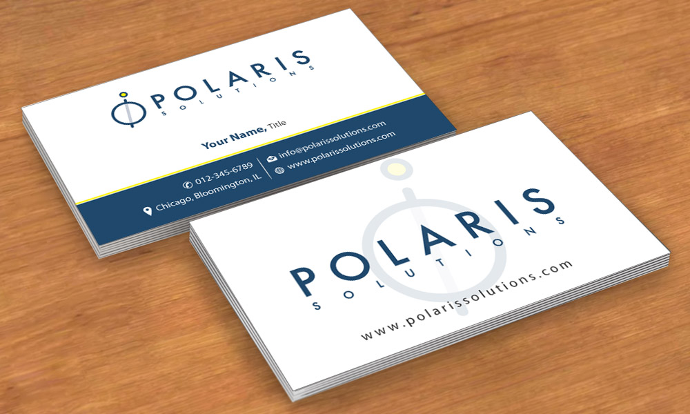 Business Card Design by Sbss for Polaris Solutions | Design #4696812