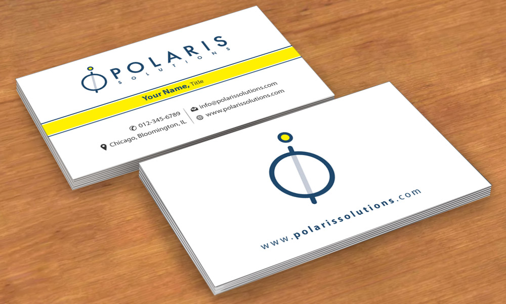 Business Card Design by Sbss for Polaris Solutions | Design #4696819